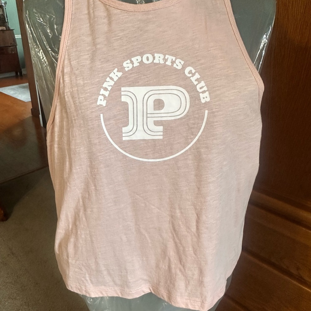 NWT Victoria's Secret Pink Tank Top SIZE LARGE